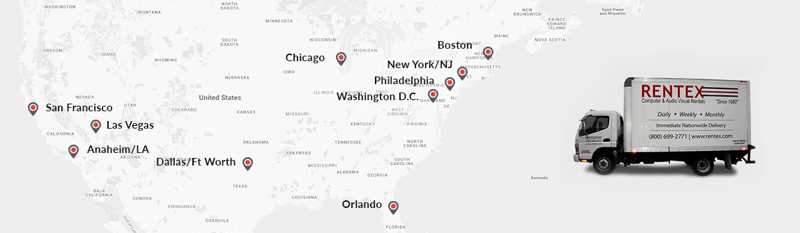 rentex-warehouses-map Nationwide Rentals Delivery