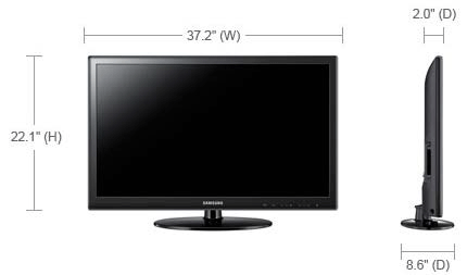 40" Samsung UN40D5005BF for rent