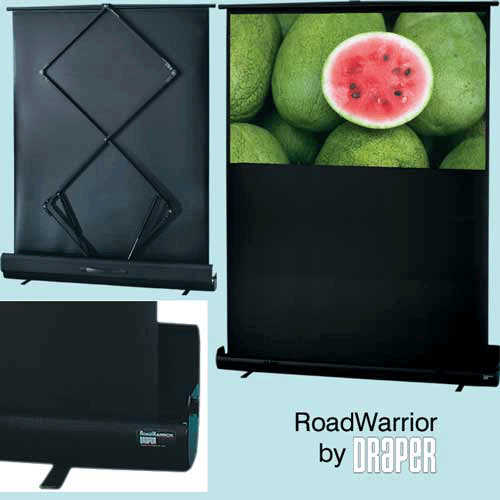 48" x 64" Road Warrior Portable Projection Screen for rent