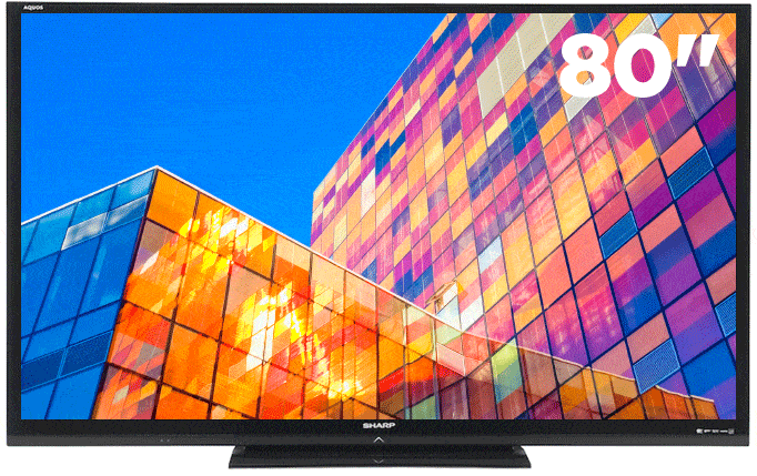 Sharp AQUOS LC-80LE632U, el supertelevisor de 80 pulgadas