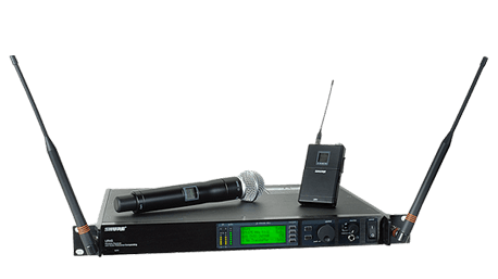 Shure UHF-R Professional Wireless Mic System for rent