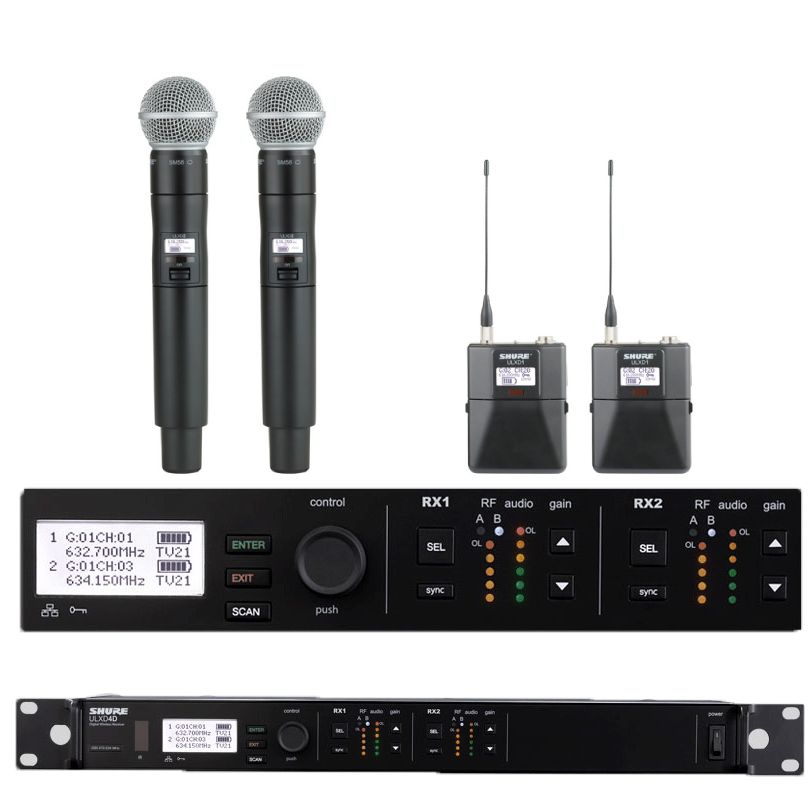 Shure ULXD4D Digital Wireless Mic System