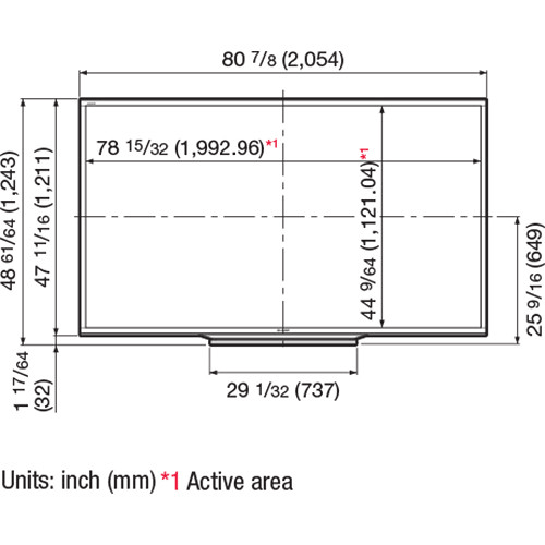 90” Sharp PN-LE901 for rent