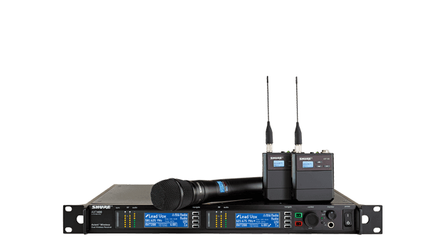 Shure AD4D Axient Wireless Mic System for rent