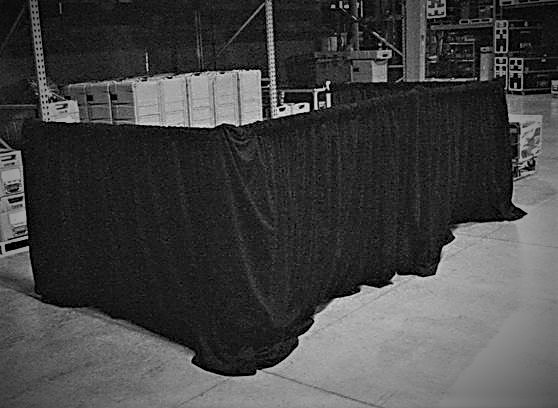 Tech Booth Drape Kit for rent