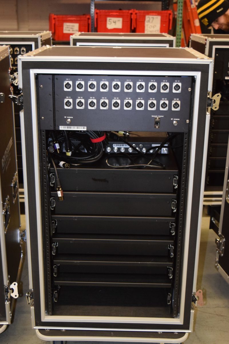 Shure High Capacity Mic Rack for rent