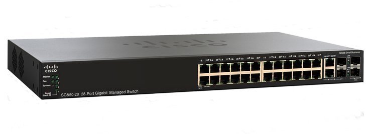 Cisco SG350-10 10-Port Gigabit Managed Network Switch