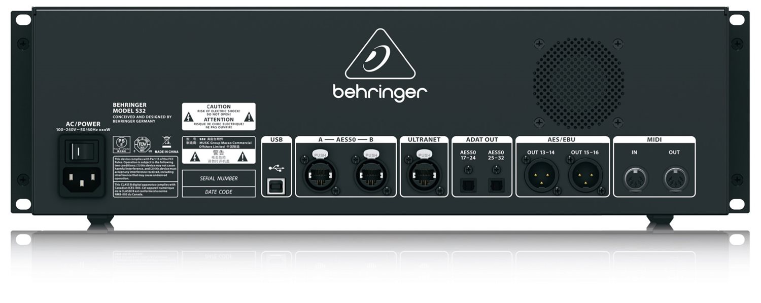 Behringer S32 for rent