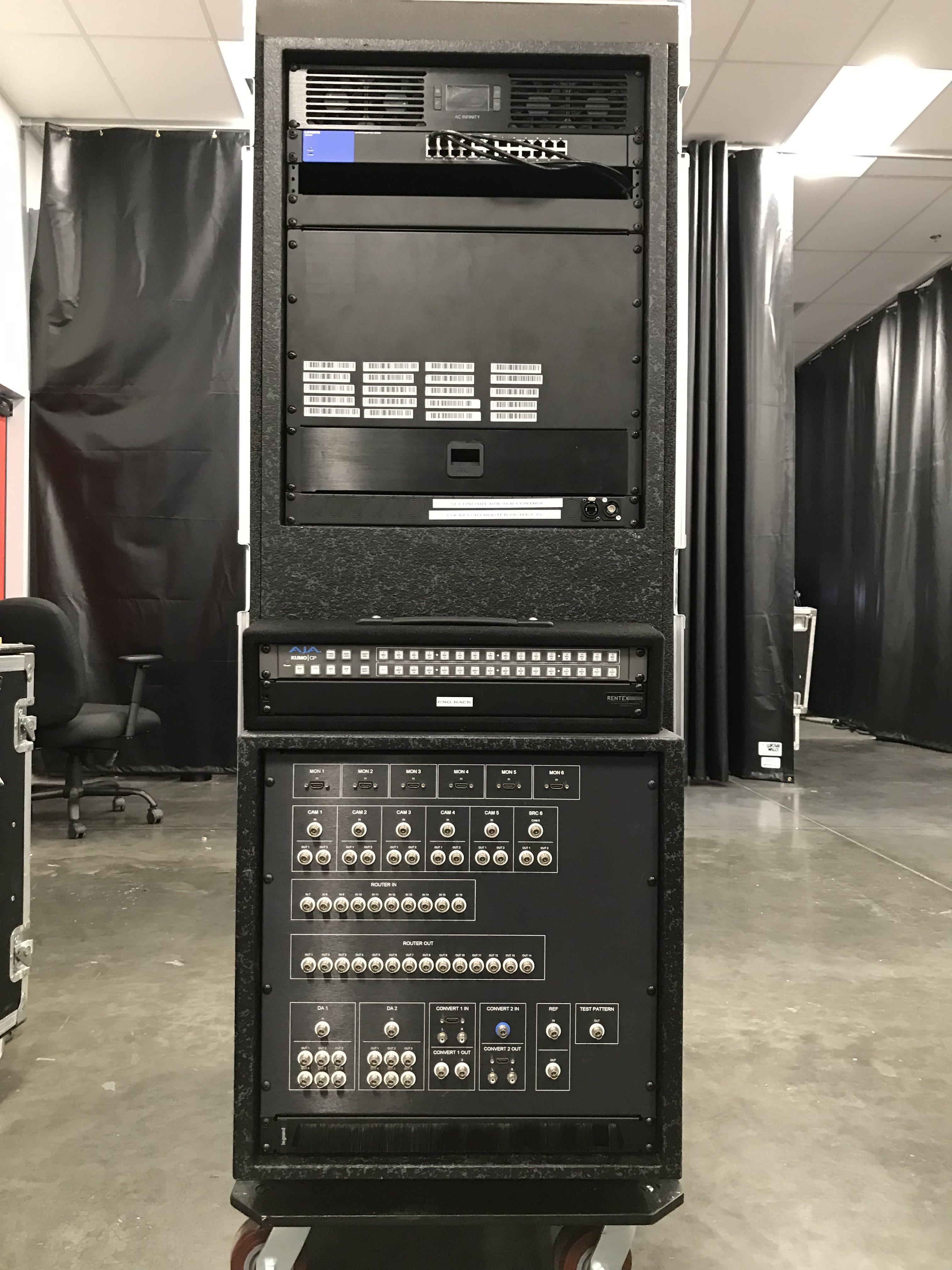 12G Camera Engineering Rack for rent