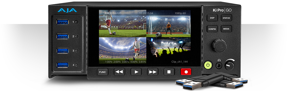 AJA Ki Pro Go 4x HD USB Recorder/Player Rentals - Rentex