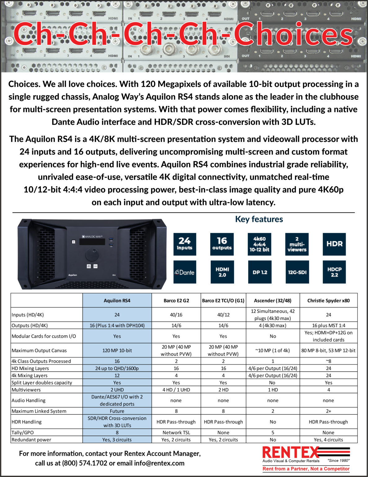 Product Showcases Archive Rentex
