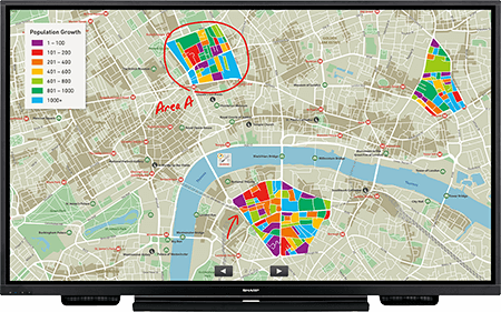 Sharp L751Aquos 75″ Touchscreen UHD 4K