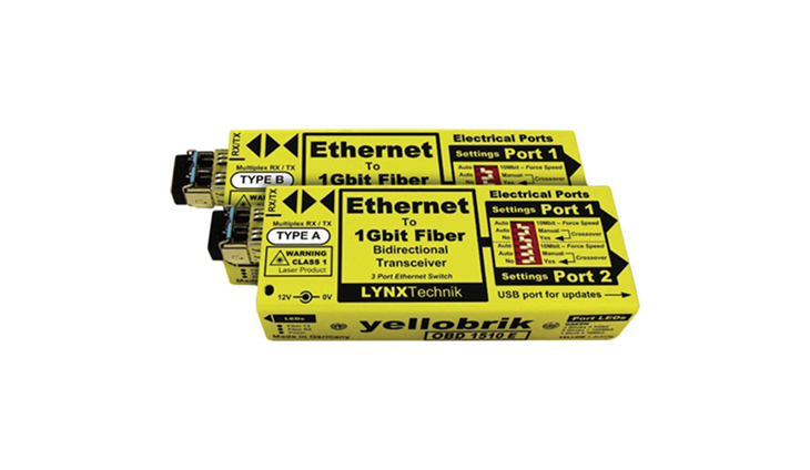 Lynx Technik AG Yellobrik Ethernet to Fiber