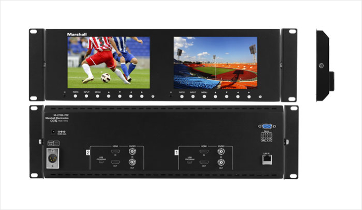 Marshall ML-702 V3 dual 7″ LCD Display